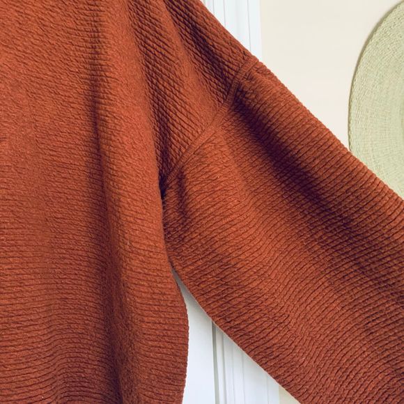 Lululemon Peaceful Moments Mock Turtleneck Pullover Sweater - Copper | Size L/XL - Picture 8 of 12